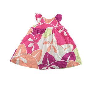 Tea Collection USA Flower Flutter Sleeve Baby Dress Size 18-24M